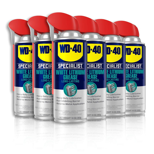 WD-40 Specialist White Lithium Grease Spray for Heavy-Duty Use