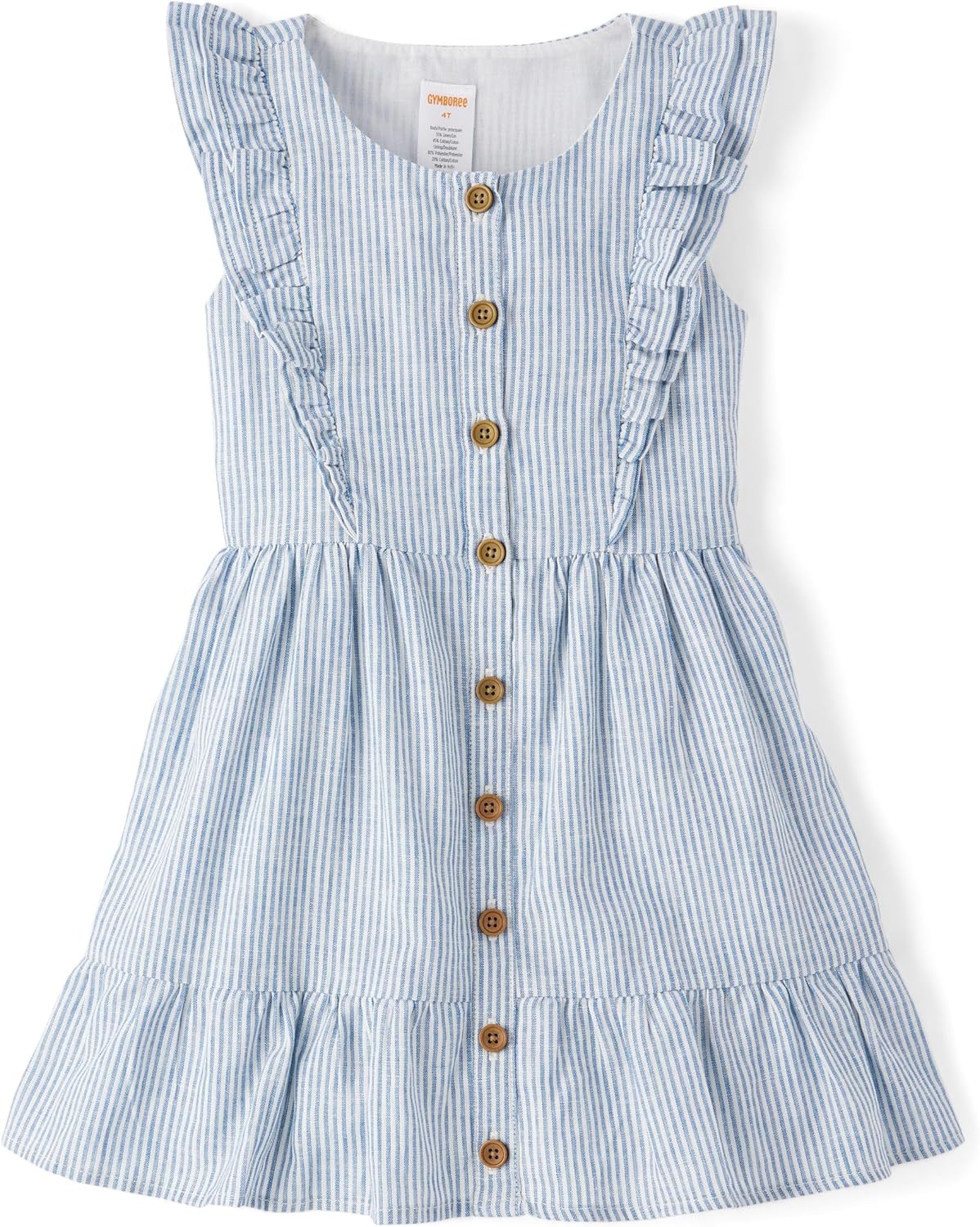 Gymboree Girls' and Toddler Linen Summer Dresses for Comfort