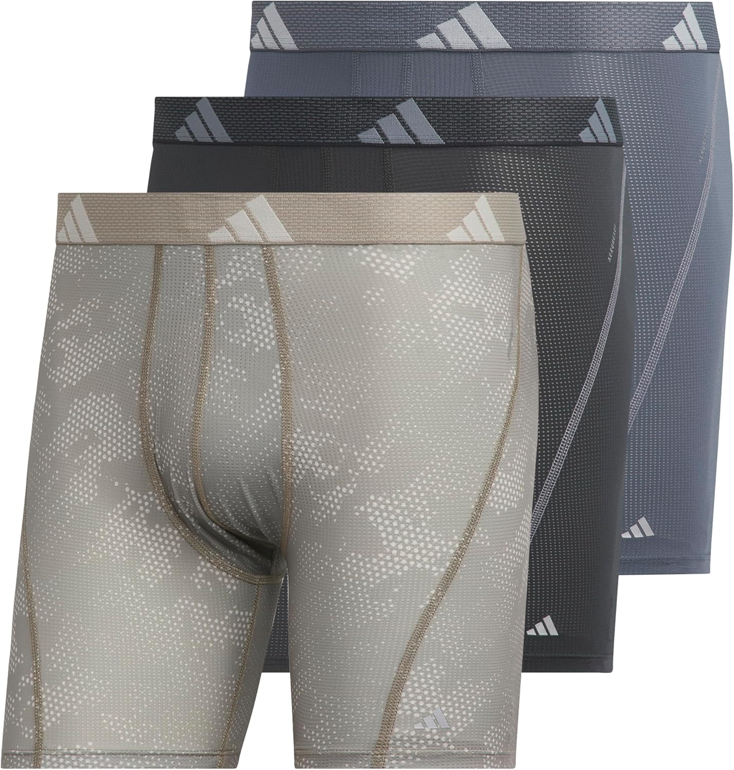 adidas Men's Performance Athletic Mesh Boxer Briefs 3-Pack