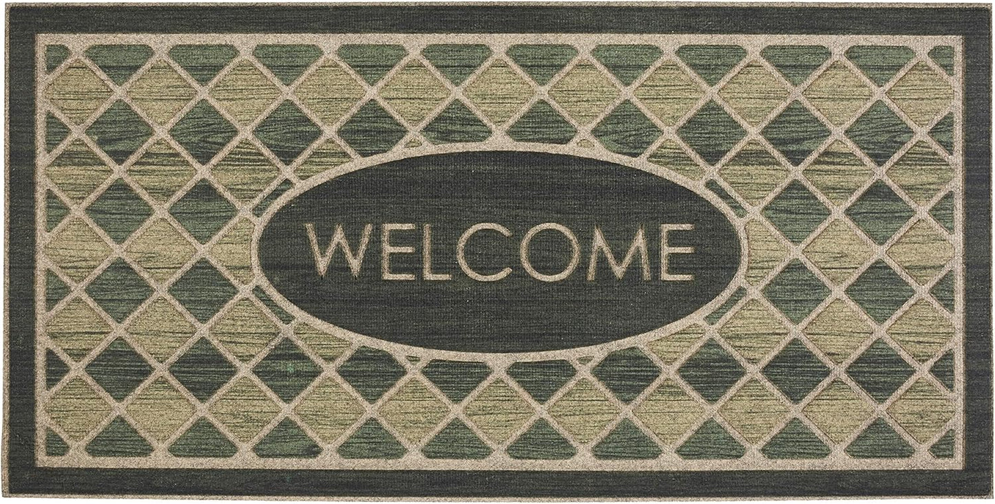 Mohawk Home Entryway Welcome Mat 2ft x 4ft All Weather Doormat