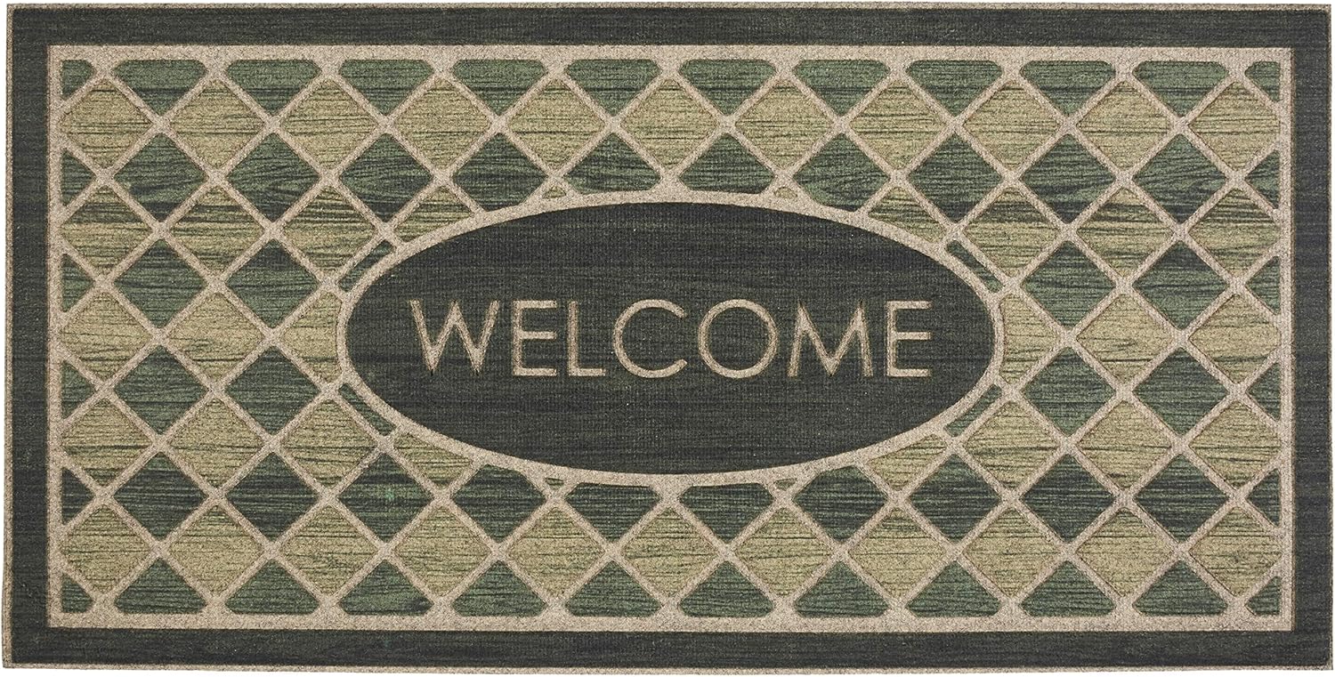 Mohawk Home Entryway Welcome Mat 2ft x 4ft All Weather Doormat