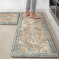 GENIMO Kitchen Mats for Floor Set - Cushioned Anti Fatigue Comfort