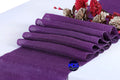 Burlap Table Runners 5 Pack 12 x 72 in Purple - Rustic Event Decor