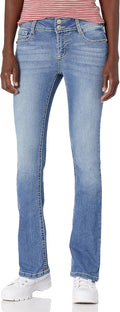 WallFlower Luscious Curvy Bootcut Mid-Rise Jeans - Flattering Fit aim