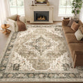 Washable Rugs 8x10 Area Rugs for Living Room and Bedroom