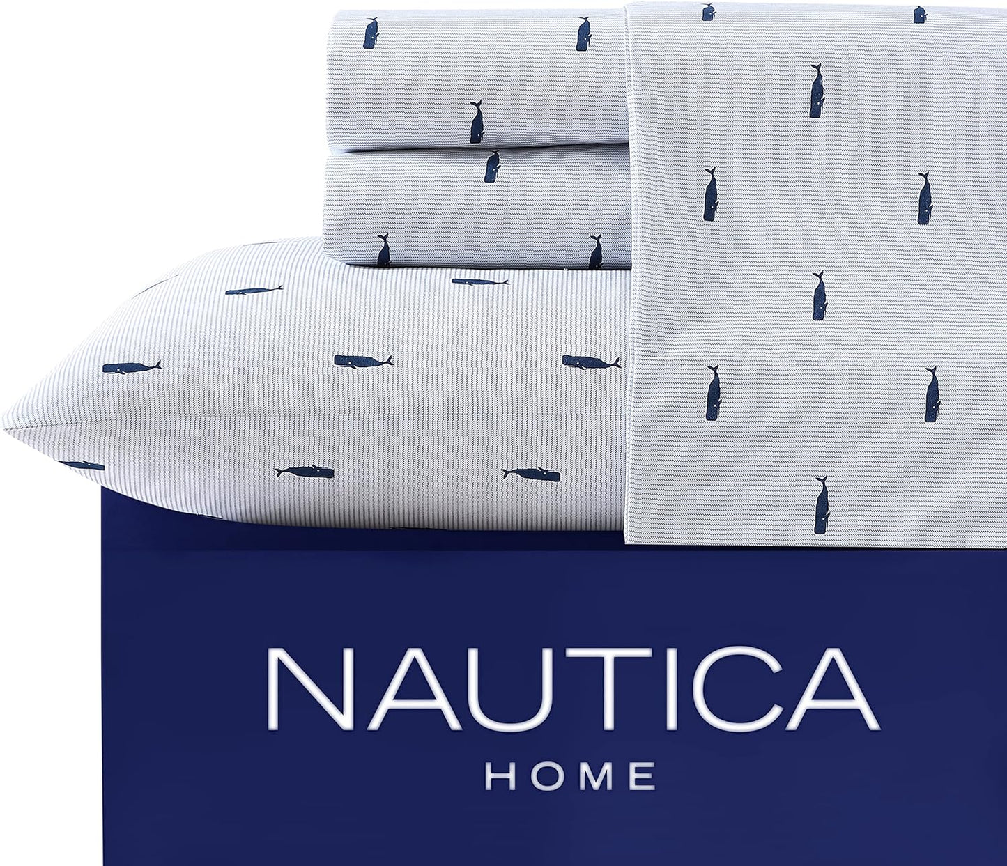 Nautica Twin XL Sheets Set - Cotton Percale Bedding Essentials