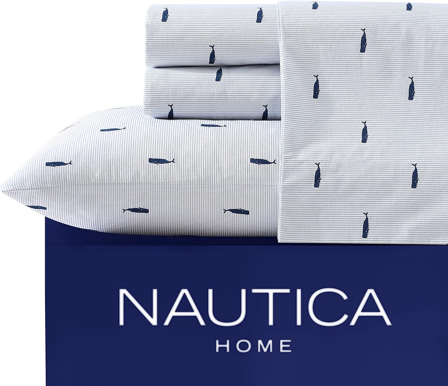 Nautica Twin XL Sheets Set - Cotton Percale Bedding Essentials