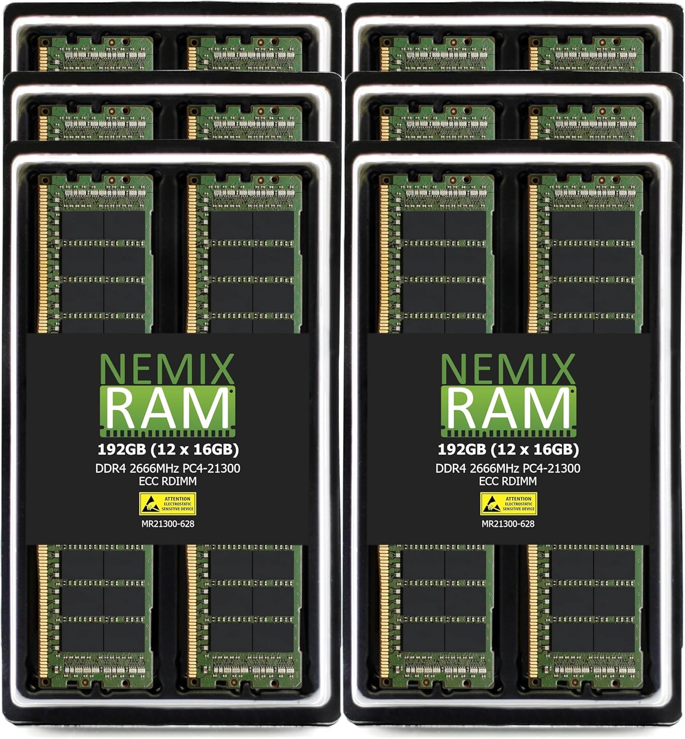 NEMIX RAM 192GB DDR4 2666MHZ ECC RDIMM Server Memory Kit