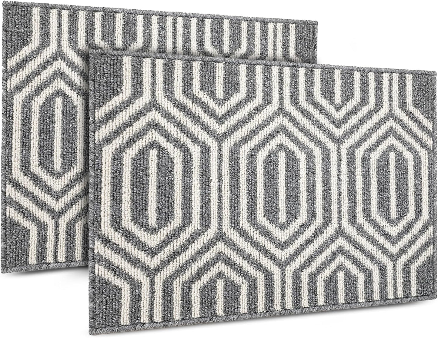 Emerson Indoor Doormats 2-Pack, Low Profile & Non-Slip Design
