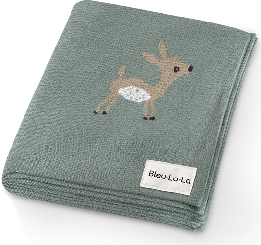 Soft Baby Swaddle Receiving Blanket - Cozy Cotton Quilt Gift