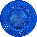 Sparkling Diamond Wedding Charger Plates- Royal Blue x6