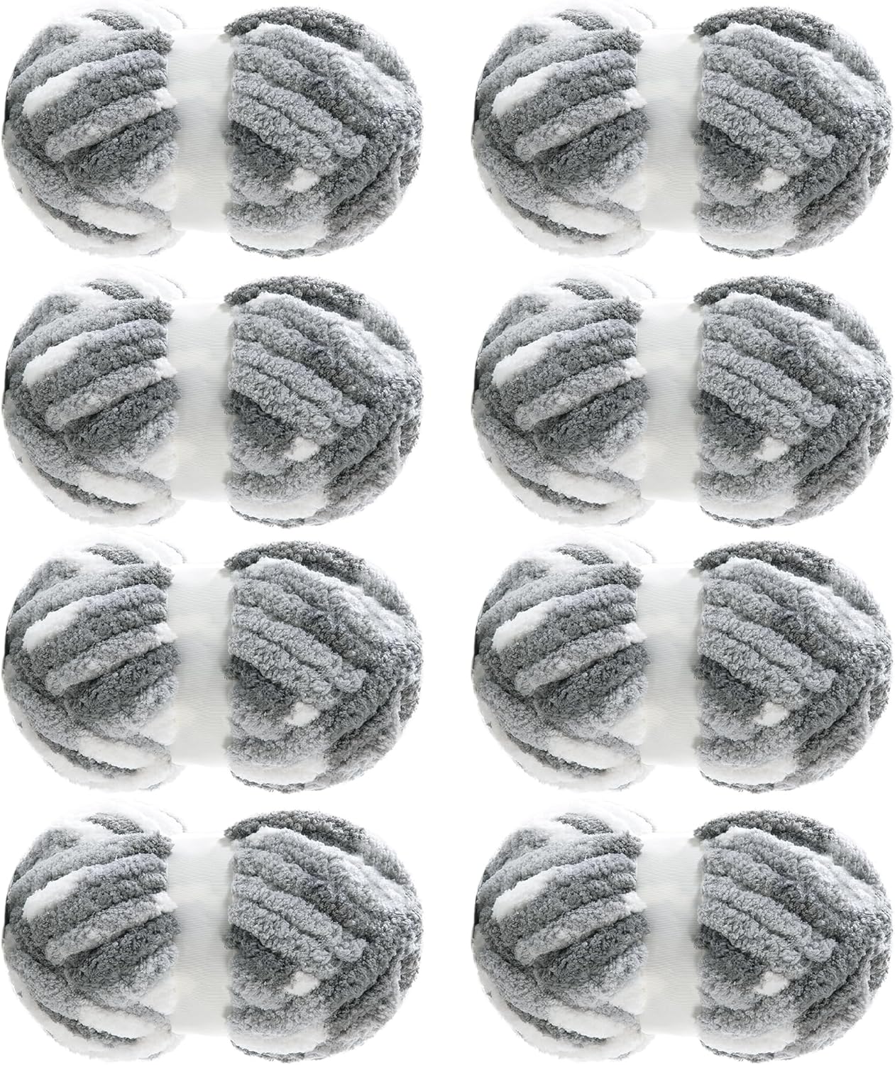 MABOZOO Tie Dye Chunky Yarn for Crocheting - Jumbo Chenille