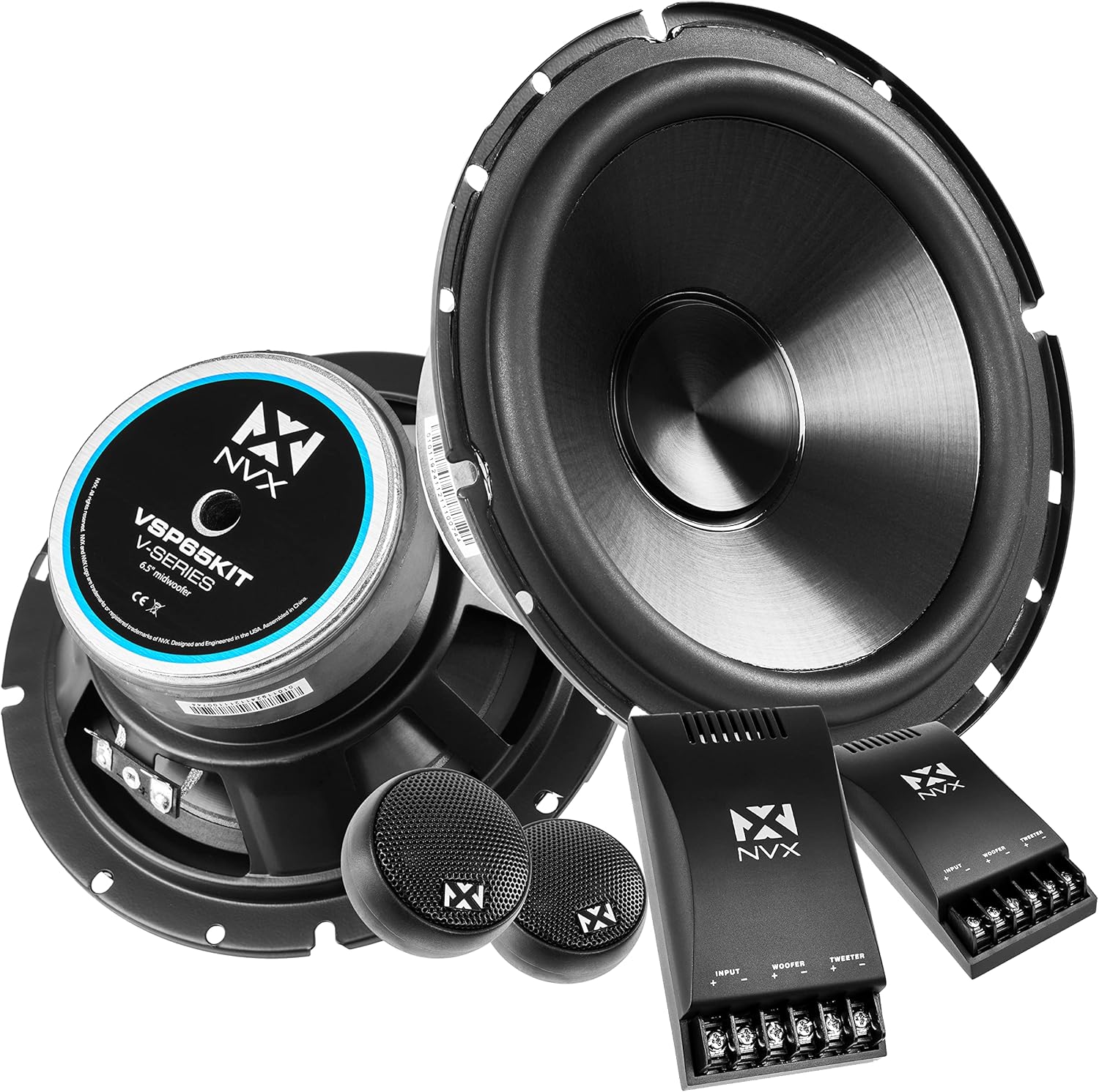 NVX VSP65KIT 6.5 inch Premium Car Speakers for Dynamic Sound