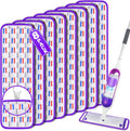 8 Pack Swiffer PowerMop Microfiber Pads - Machine Washable for Easy Hardwood Floor Cleaning!