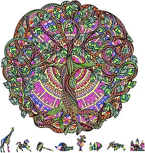 Tree of Life Wooden Puzzle for Adults 1000 Pieces Fun Challenge