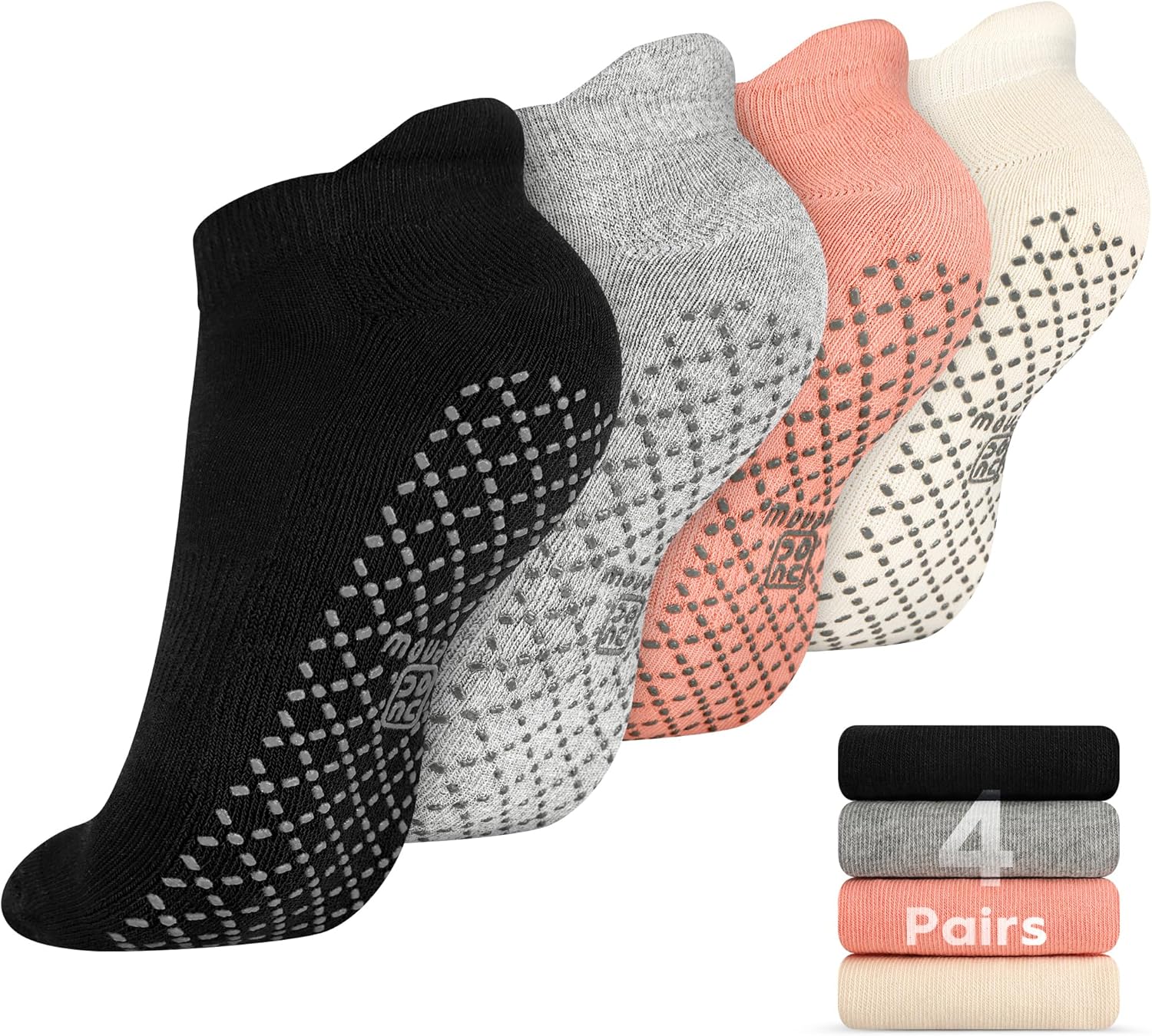Non Slip Grip Yoga Socks - Ultimate Comfort!