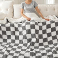 Electric Heated Blanket Full Size 72x84 in - Checkered Plaid Warming