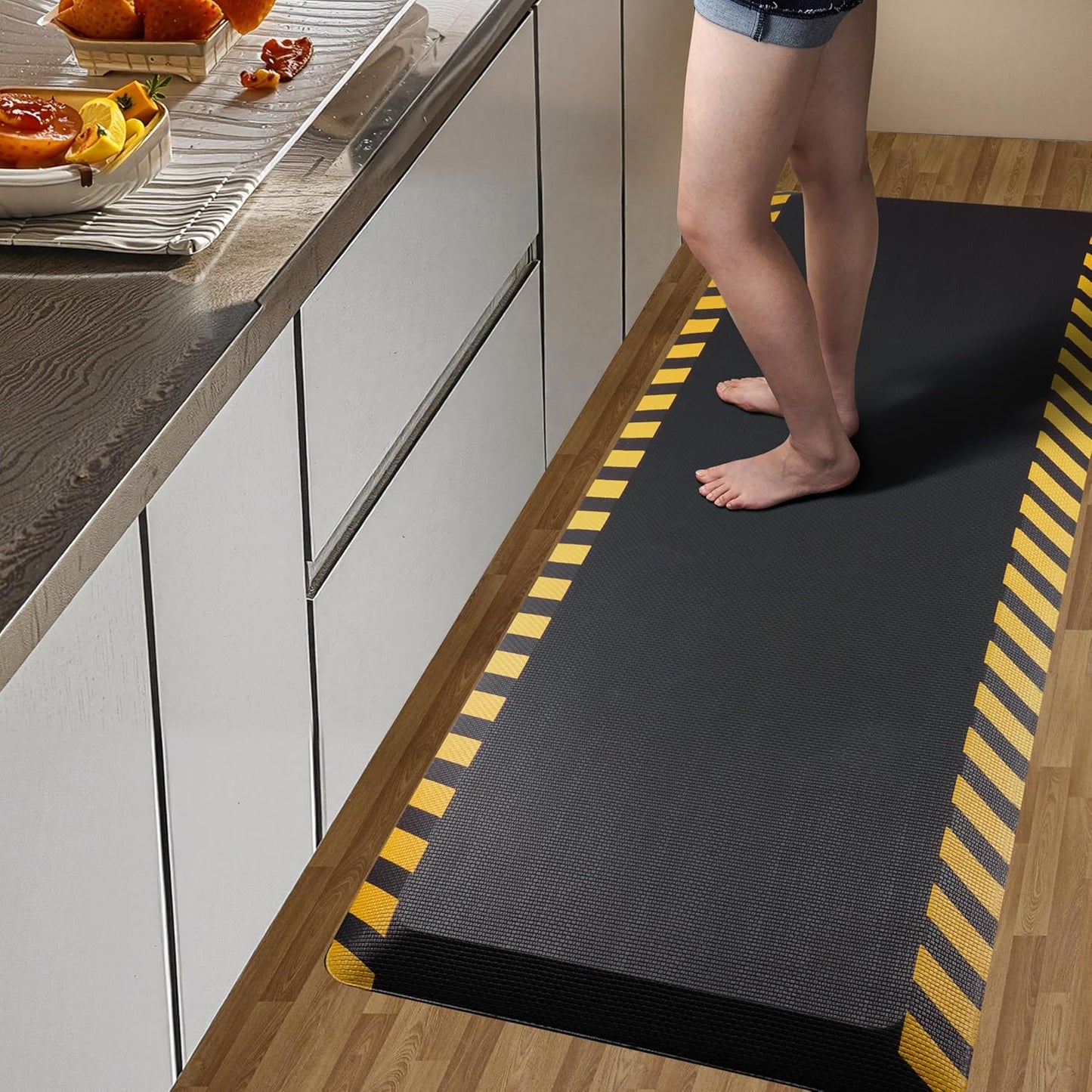 FEATOL Kitchen Mats for Floor - Extra Thick Anti Fatigue Comfort