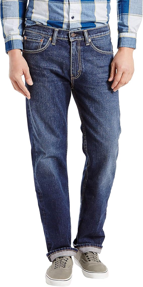 Levi's Men's 505 Regular Fit Jeans for Comfort and Style