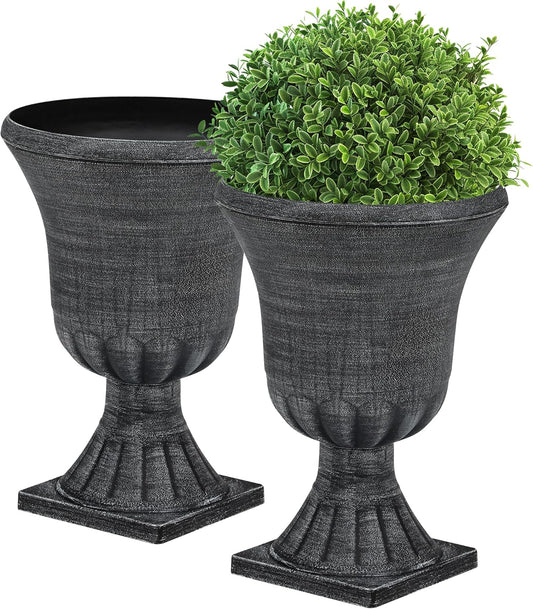 22in Timeless Urn Planters Set of 2 for Outdoor Plants