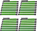 Socket Organizer Drive ABS Tools - 30PC Green Socket Holder Kit