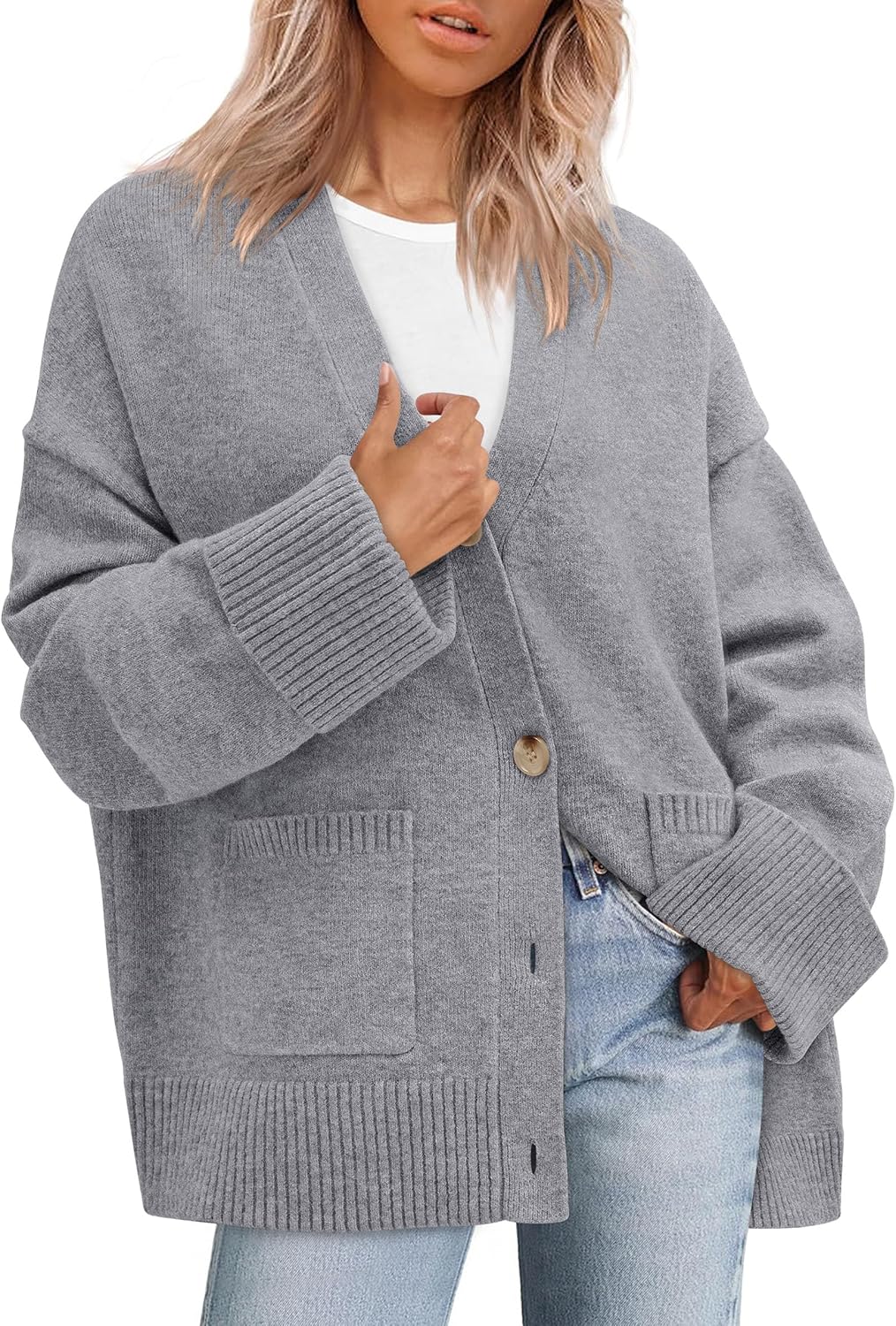 Trendy Oversized Cardigan Sweaters for Women by PRETTYGARDEN