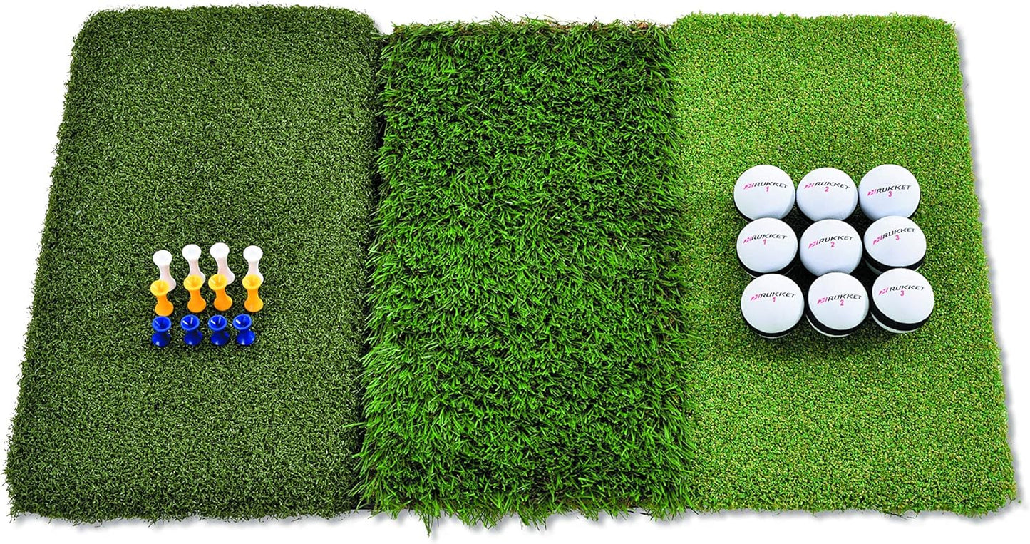 Rukket Tri-Turf Golf Mat: Versatile Training Aid
