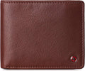 Alpine Swiss Mens Wallet Spencer Bifold - RFID Protected Leather
