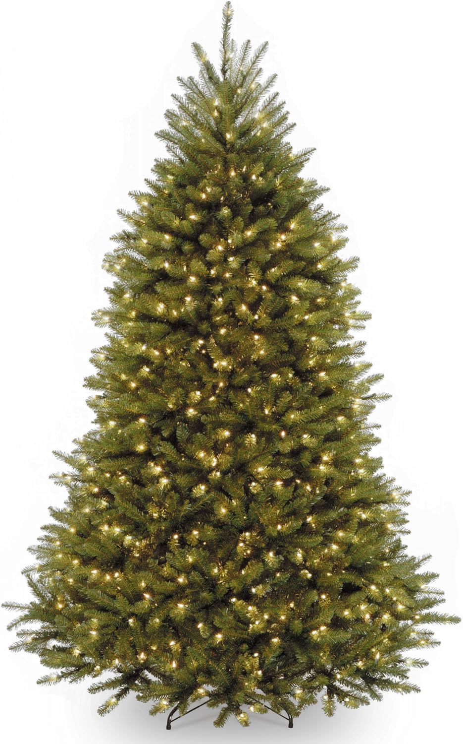 7.5 ft Pre-Lit Dunhill Fir Artificial Christmas Tree with Lights