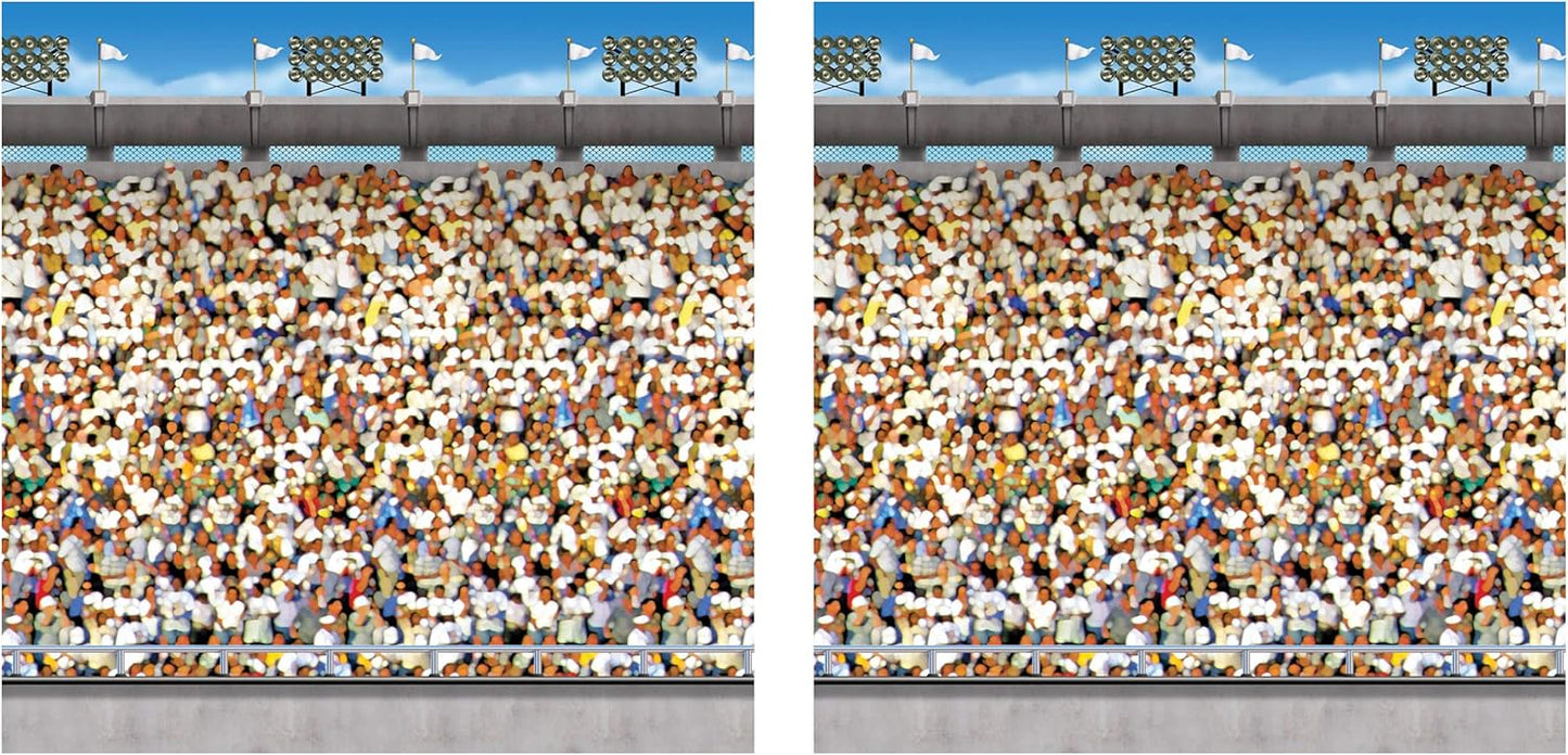 Beistle Upper Deck Stadium Backdrops for Sports Party Fun
