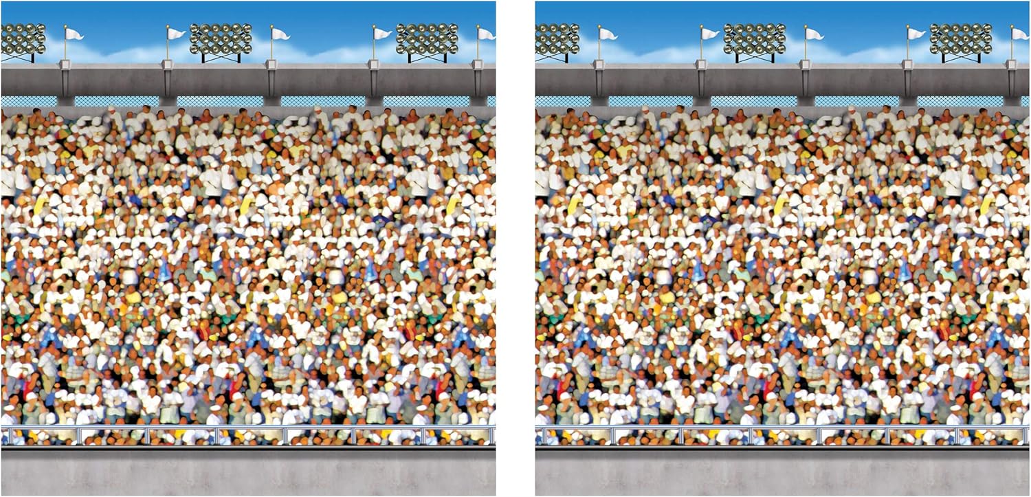 Beistle Upper Deck Stadium Backdrops for Sports Party Fun
