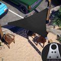 ColourTree Super Ring Right Triangle Sun Shade Sail 20ft x 25ft x