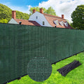 Privacy Screen 4 ft x 25 ft Fence Shade Cover - Heavy Duty Dark Green