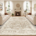 Madane 9x12 Area Rugs for Living Room, Soft Vintage Floral Print