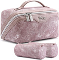 Travel Makeup Bag Cosmetic Bags for Women - 3 Set Large Capacity