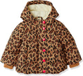 Girls Heavyweight Hooded Puffer Coat - Water-Resistant Winter Warmth