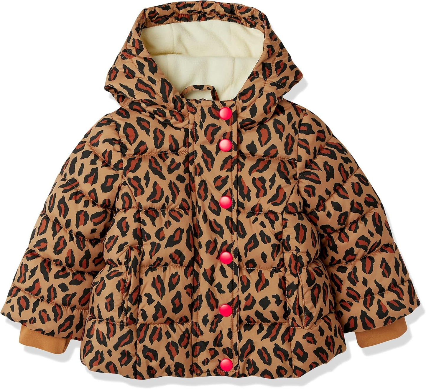 Girls and Toddlers' Water-Resistant Heavyweight Puffer Coat 60ft