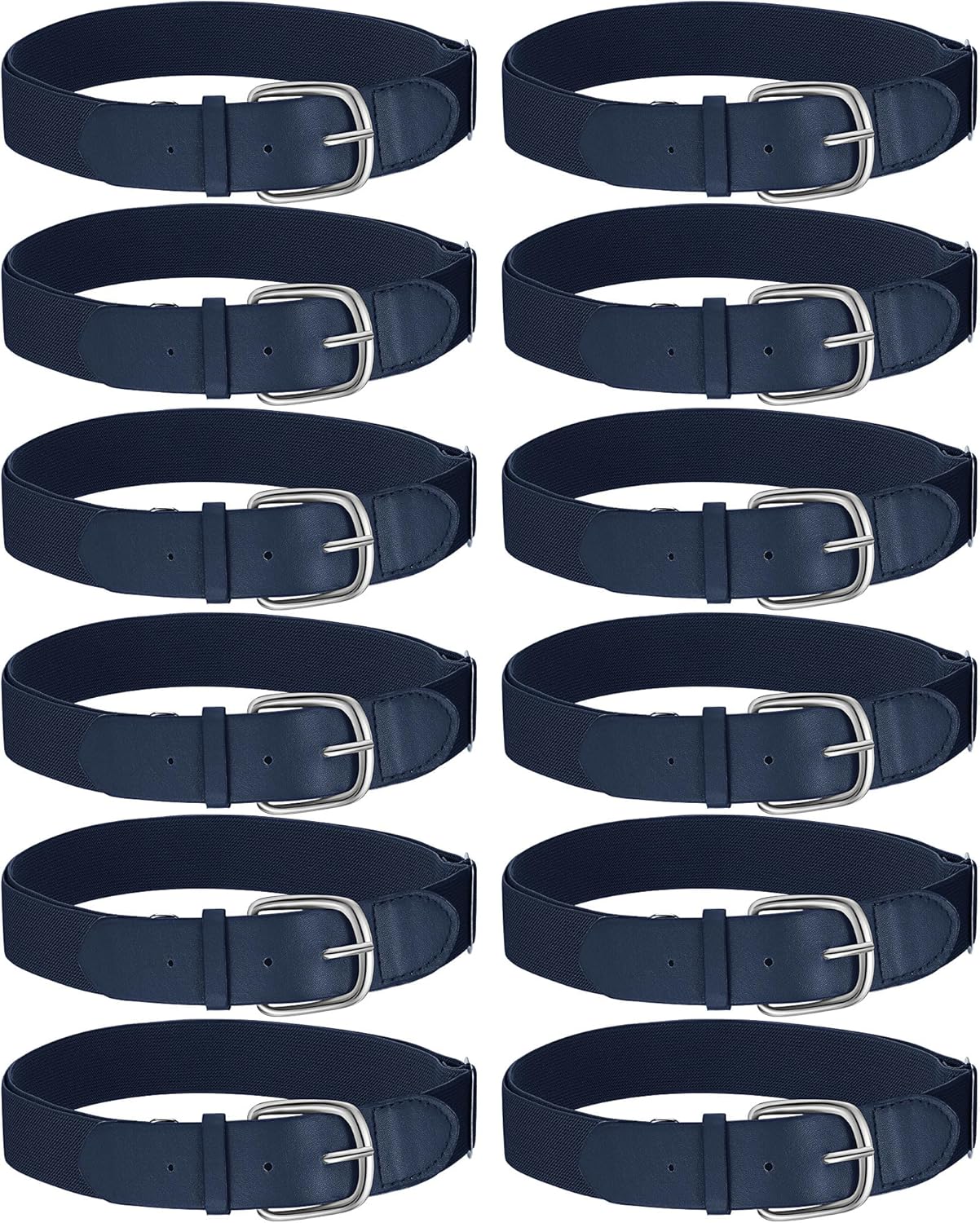 Hercicy 12 Pcs Baseball Belts for Adults and Youth Adjustable