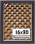 Coffee Brown 16x30 Picture Frame.75 in Wide - Dark Brown Wall Decor