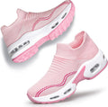 Womens Slip On Mesh Walking Shoes - Comfortable Air Cushion Sneaker