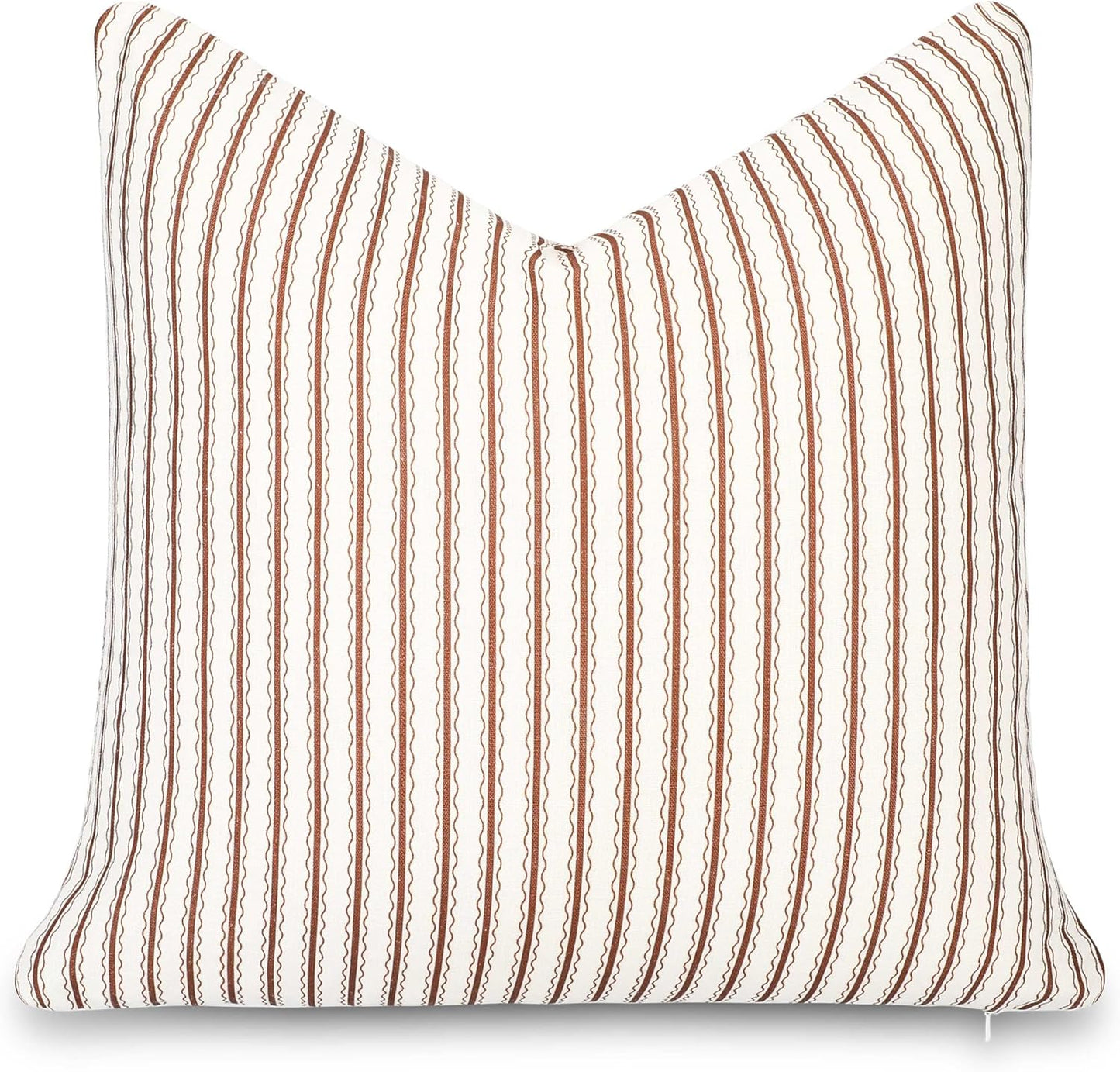 Modern Farmhouse Indoor Outdoor Throw Pillow Cover 22in x 22in