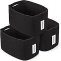 Cotton Rope Storage Basket Bins 14.5x9.5x9.3 - Foldable Rectangle