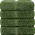 Turkish Cotton Bath Towels 30in x 60in 4-Piece Set - Soft, Absorbent