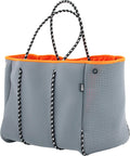 Neoprene Multipurpose Beach Bag Tote with Inner Zipper Pocket