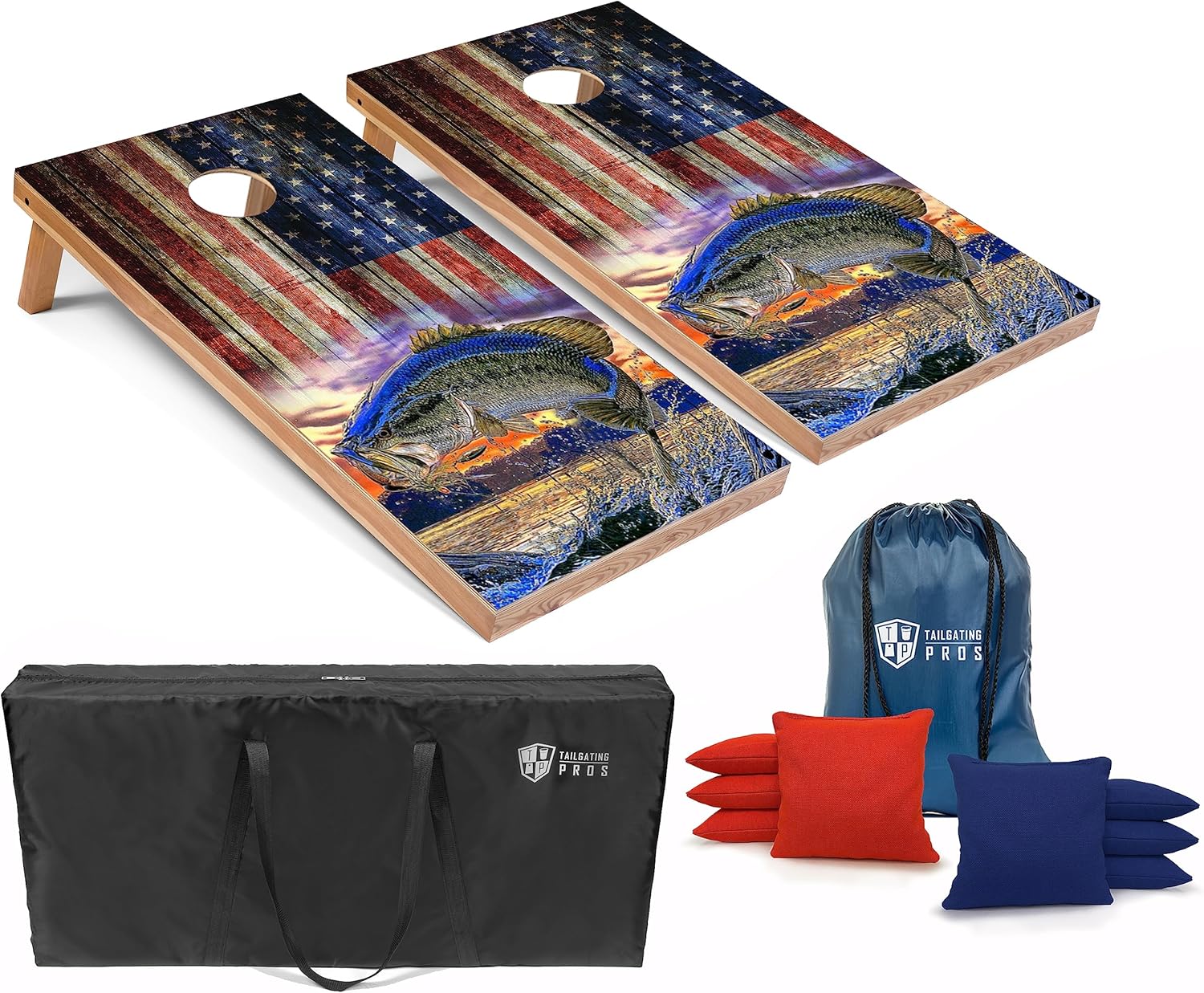 Tailgating Pros Cornhole Board Set - Tournament Grade Fun