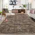 Living Room Area Rug 9x12 Machine Washable Rug - Soft Modern Abstract