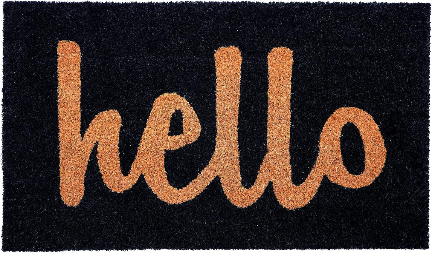 Calloway Mills Script Hello Doormat for Stylish Entryways
