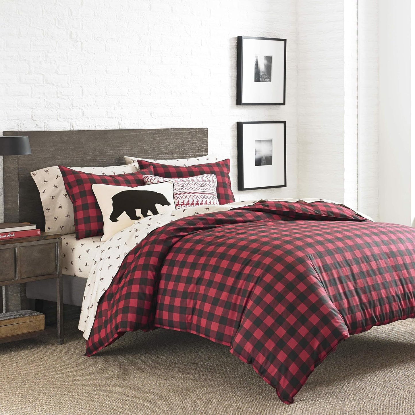 Eddie Bauer Queen Comforter Set in Buffalo Plaid for All Seasons