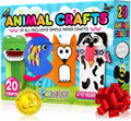 Craftikit 20 Animal Toddler Arts and Crafts Kit - Mess-Free Creativity