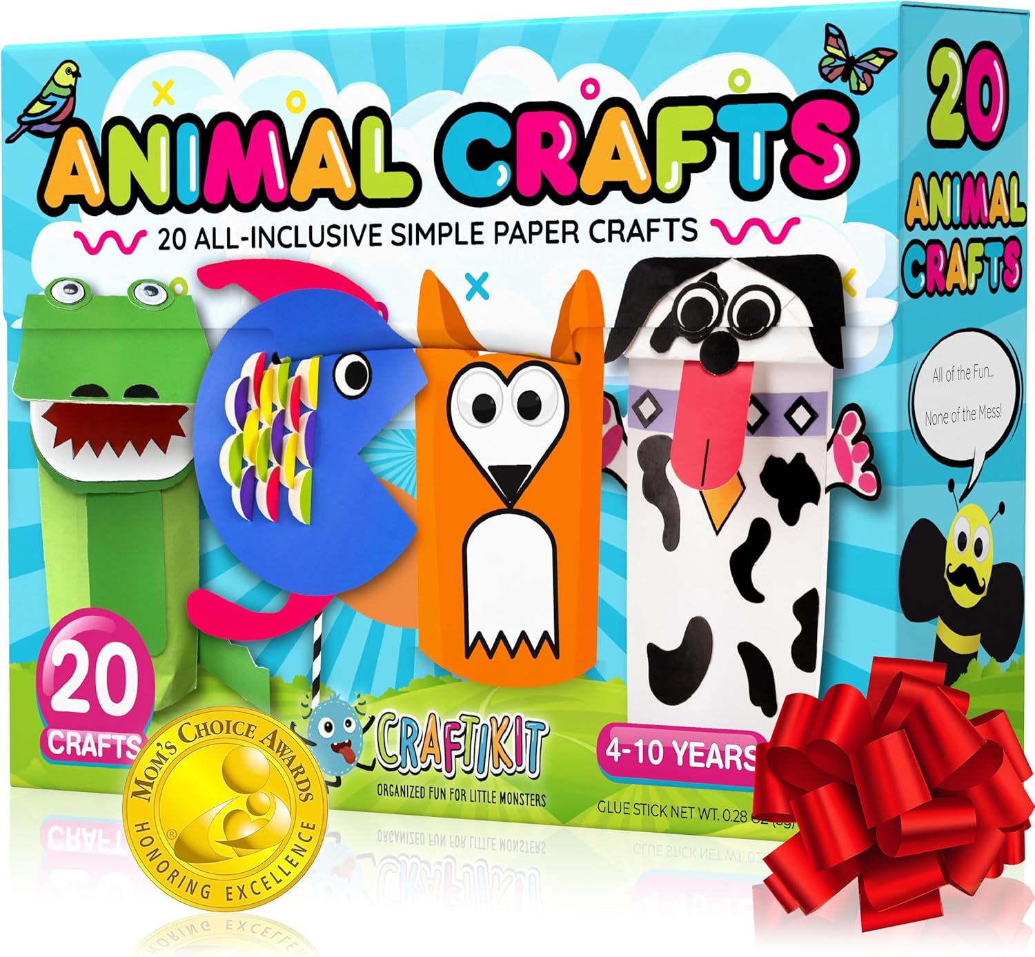 Craftikit 20 Award-Winning Animal Toddler Arts and Crafts Kit